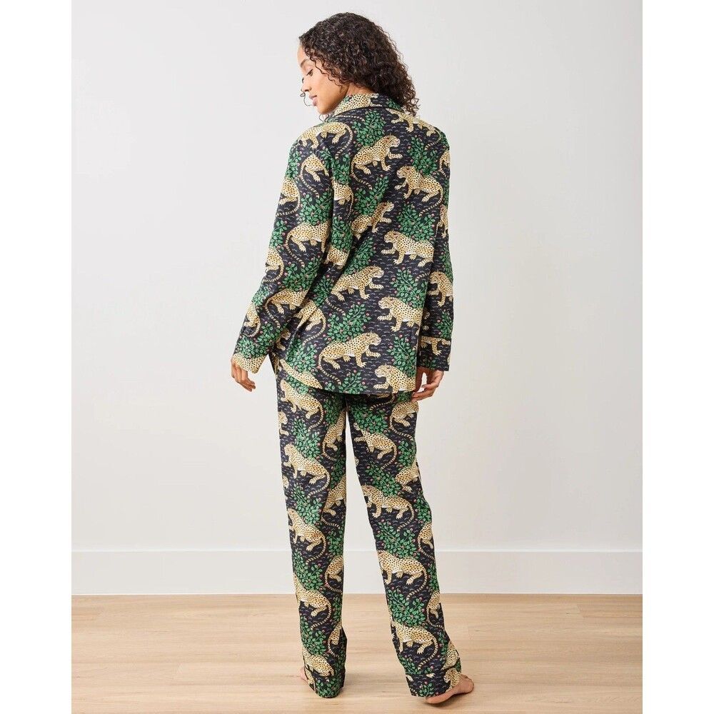 Printfresh Long PJ Set in Bagheera Black Ink Large M NEW - Picture 6 of 8